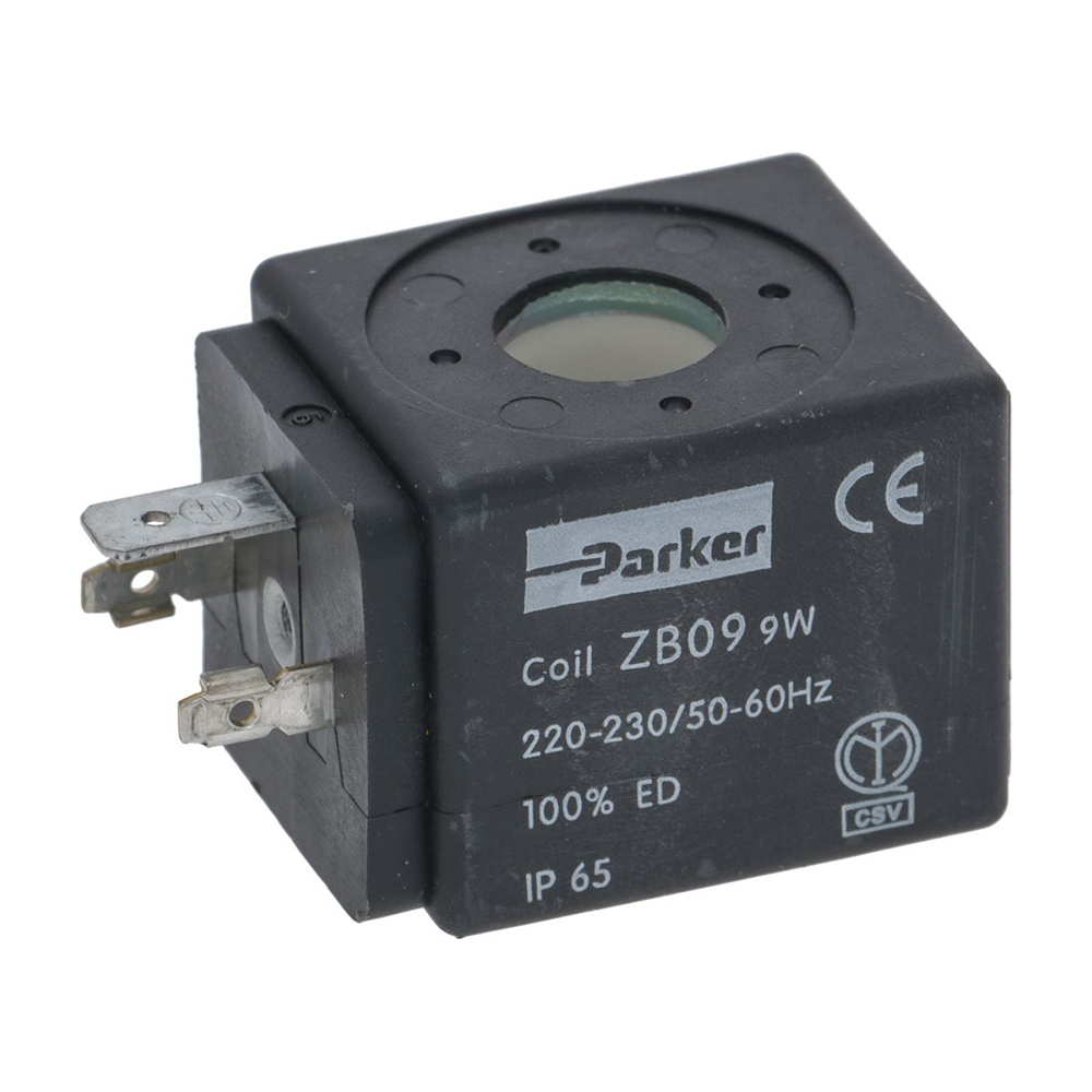 3120032 Катушка электромагнитного клапана PARKER ZB09 230В 9Вт D14 мм — изображение 1