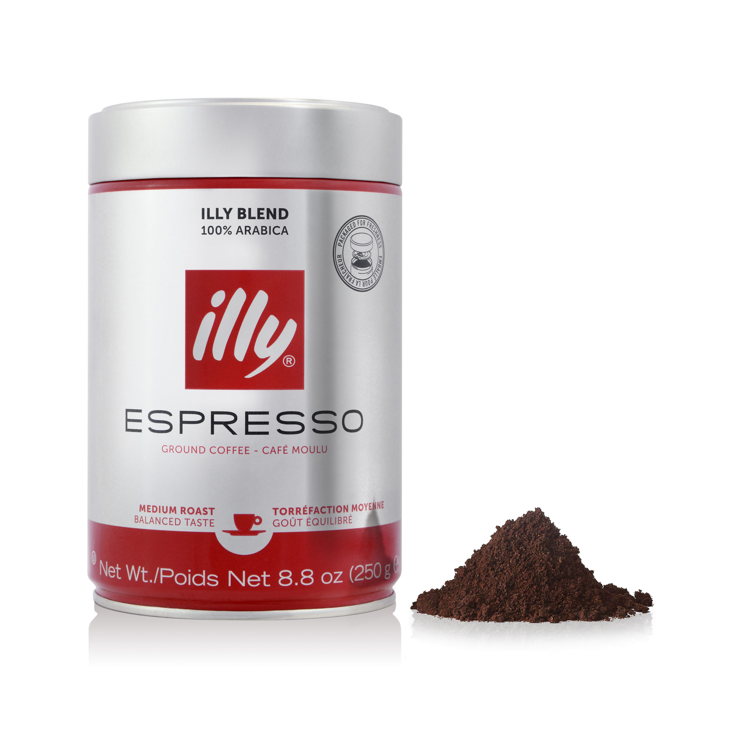 best-medium-roast-ground-espresso-scaled Кофе молотый Illy 250 гр — изображение 1