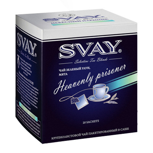 chajsvayzelenyjulunmjata Чай Svay зеленый улун-мята 20х2гр (саше) — изображение 1