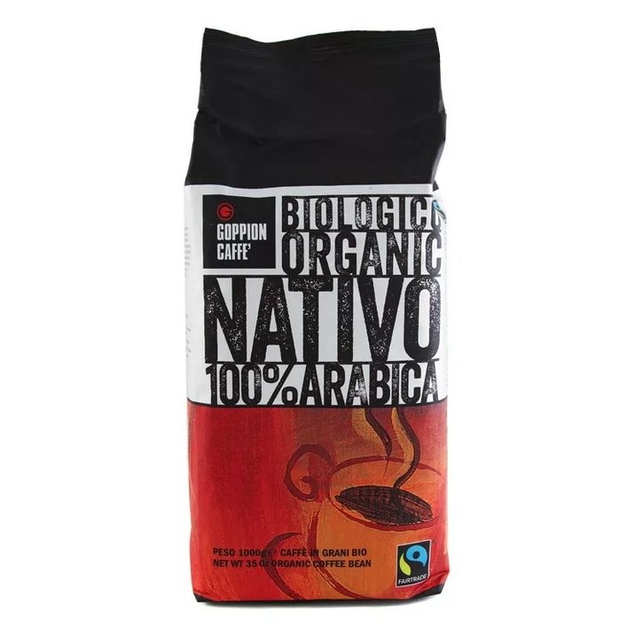 goppionnativo1kg Кофе в зернах Goppion Nativo органический 1 кг — изображение 1