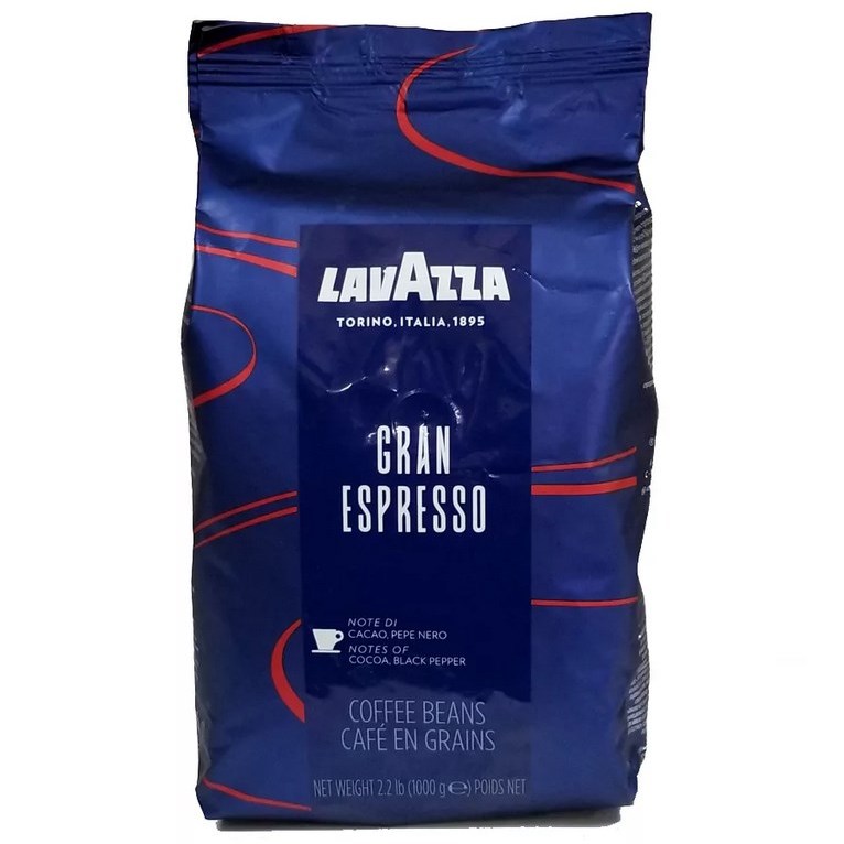 lavazzagranespresso Кофе в зернах Lavazza Gran Espresso 1 кг (80% арабика) — изображение 1