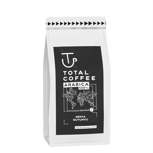 totalcoffeekenya Кофе в зернах Total Coffee Kenya Quyunyu 500 гр — изображение 1